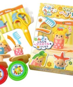 Bộ đồ chơi đất nặn bằng bột gạo "Nhà tạo mẫu tóc" GINCHO