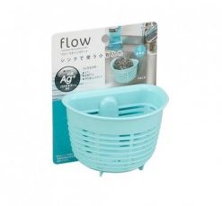 Giá để giẻ rửa bát hình rổ màu xanh