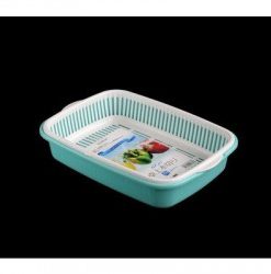 Giá đựng hoa quả 2 lớp hình chữ nhật