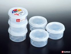 Set 3 hộp nhựa tròn 180ml