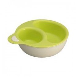 Bát ăn chia ngăn cho bé màu xanh