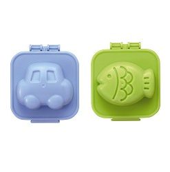 Khuôn tạo hình cơm, trứng hình cá và ô tô