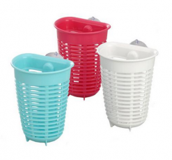 Giá để giẻ rửa bát hình rổ dáng sâu màu xanh