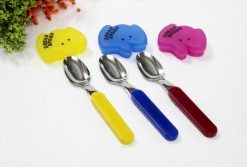 Thìa inox cho bé kèm hộp đựng hình thú