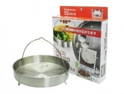 Khay inox hấp đồ 22cm