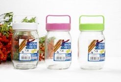 Lọ thủy tinh có quai xách 450ml
