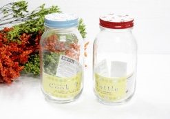 Lọ thủy tinh nắp kim loại 900ml