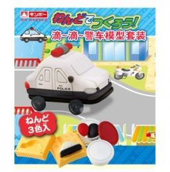 Bộ đồ chơi đất nặn bằng bột gạo "Mô hình xe cảnh sát" GINCHO
