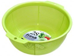 Rổ nhựa 28 cm màu xanh