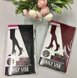 Quần tất giữ nhiệt 80D màu đỏ đun size M
