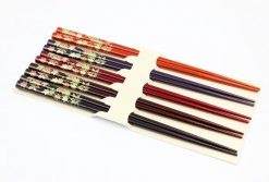 Set 5 đôi đũa mẫu lá phong (Made in Japan)