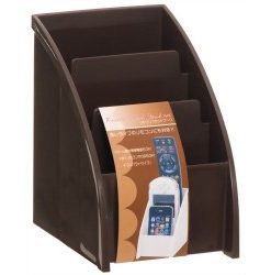 Hộp 3 ngăn đựng bút, điều khiển (màu nâu)