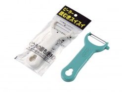 Dao nạo củ quả lưỡi xoay (màu xanh, trắng)