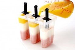 Khuôn làm kem 3 chiếc Inomata (nhựa trong)