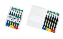 Bộ 6 tô vít các cỡ (tay cầm bằng nhựa)