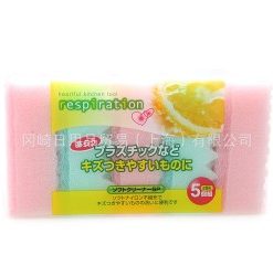 Set 5 miếng xốp rửa bát hình răng cưa