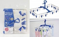 Máng phơi 32 kẹp cao cấp khung nhôm