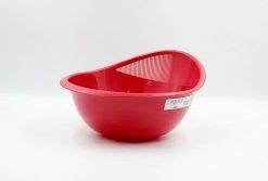 Chậu nhựa có lưới thoát nước màu đỏ