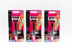 Dao cạo 5 lưỡi kép KAI(1 thân,1 lưỡi,hộp đỏ)