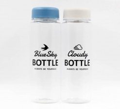 Bình uống nước có nắp đậy 500ml (nắp xanh, trắng)