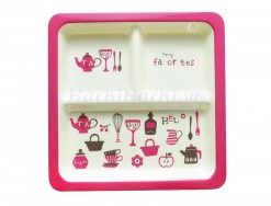 Khay ăn chia 3 ngăn cho  bé Nakano (mẫu gấu mới)