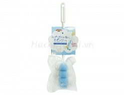 Dụng cụ cọ rửa chai lọ, bình sữa mút xốp (màu xanh,trắng)