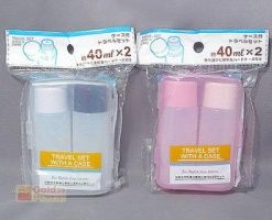 Set 2 lọ chiết mỹ phẩm 40ml kèm hộp đựng