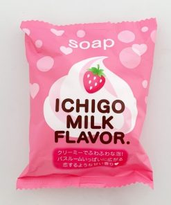 Xà phòng tắm chiết xuất từ sữa và dâu tây 80g