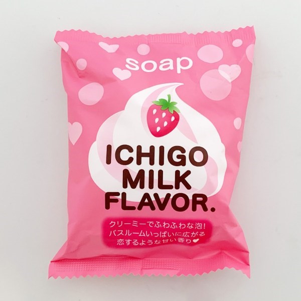 xa phong tắm chiết xuất từ sữa và dâu tây