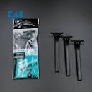 Set 3 dao cạo 2 lưỡi kép KAI  (màu đen)