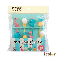 Bộ 8 xiên ngộ nghĩnh trang trí  cơm, bento