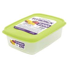 Hộp nhựa nắp dẻo 2200ml (nắp  xanh)