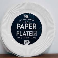 Set 22 đĩa giấy đường kính 18cm