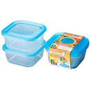 Set 2 hộp nhựa 750ml (nhựa  trong)