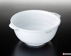 Set chậu, rổ Nakaya 1,5L màu  trắng