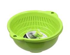 Set chậu, rổ Sanada 1,1L màu  xanh