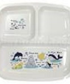 Khay ăn chia 3 ngăn cho bé  hình cá voi