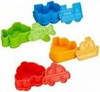 Set 4 khuôn tạo hình đồ ăn M'sa (mẫu phương tiện giao thông)