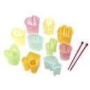 Set 10 khuôn tạo hình đồ ăn  M'sa