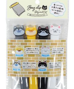 Set 4 kẹp miệng túi hình mèo