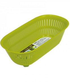 Rổ nhựa hình ovan 1.5L màu  xanh