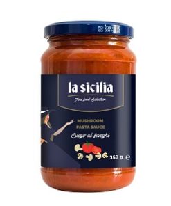 Xốt Cà chua & Nấm (Sugo Al Funghi - Mushrooms Pasta Sauce) La Sicilia - 350 gr