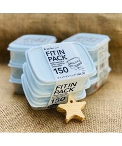 Set 3 hộp nhựa nắp dẻo  150ml (xanh mint)