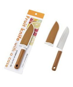 Dao gọt hoa quả có nắp  đậy (màu vàng)