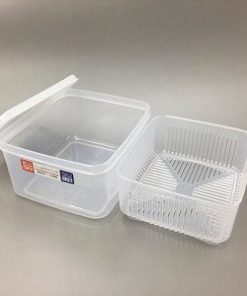 Hộp nhựa đựng thực phẩm  2 lớp 1,1L Nakaya