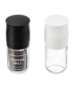 Lọ xay tiêu thủy tinh (nắp  đen, trắng)