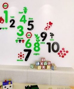 Miếng dán tường gạch nhà  tắm cho bé (mẫu số đếm)