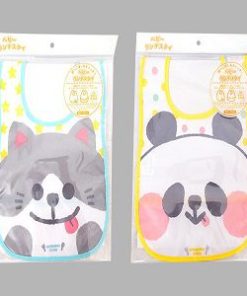 Yếm ăn dặm cho bé hình  gấu trúc, mèo